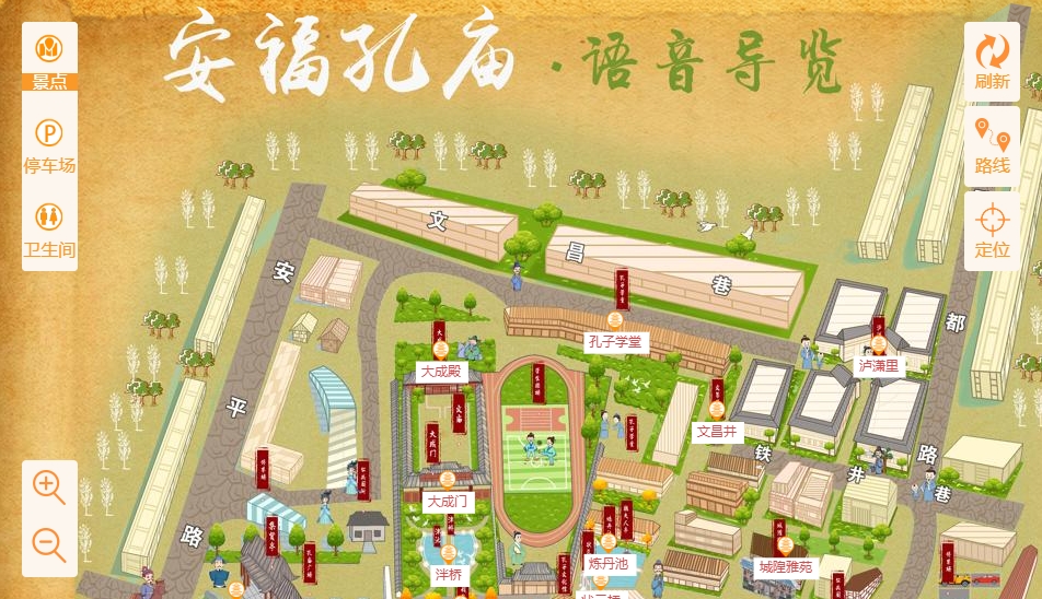 青羊手绘地图：智慧景区智能化服务的延伸